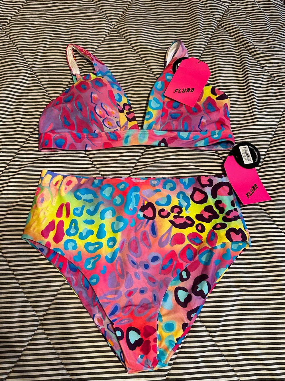 Infamous Swim 2piece bikini sz XXXL